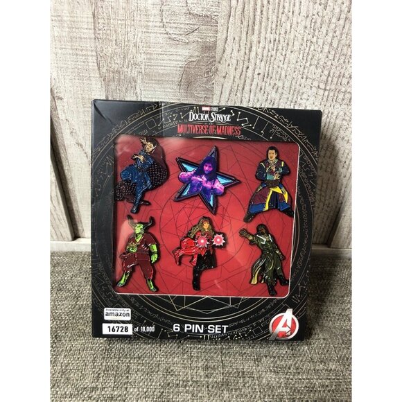 Marvel Studios Other - Marvel Doctor Strange in the Multiverse of Madness 6 Pin Set Collectibles